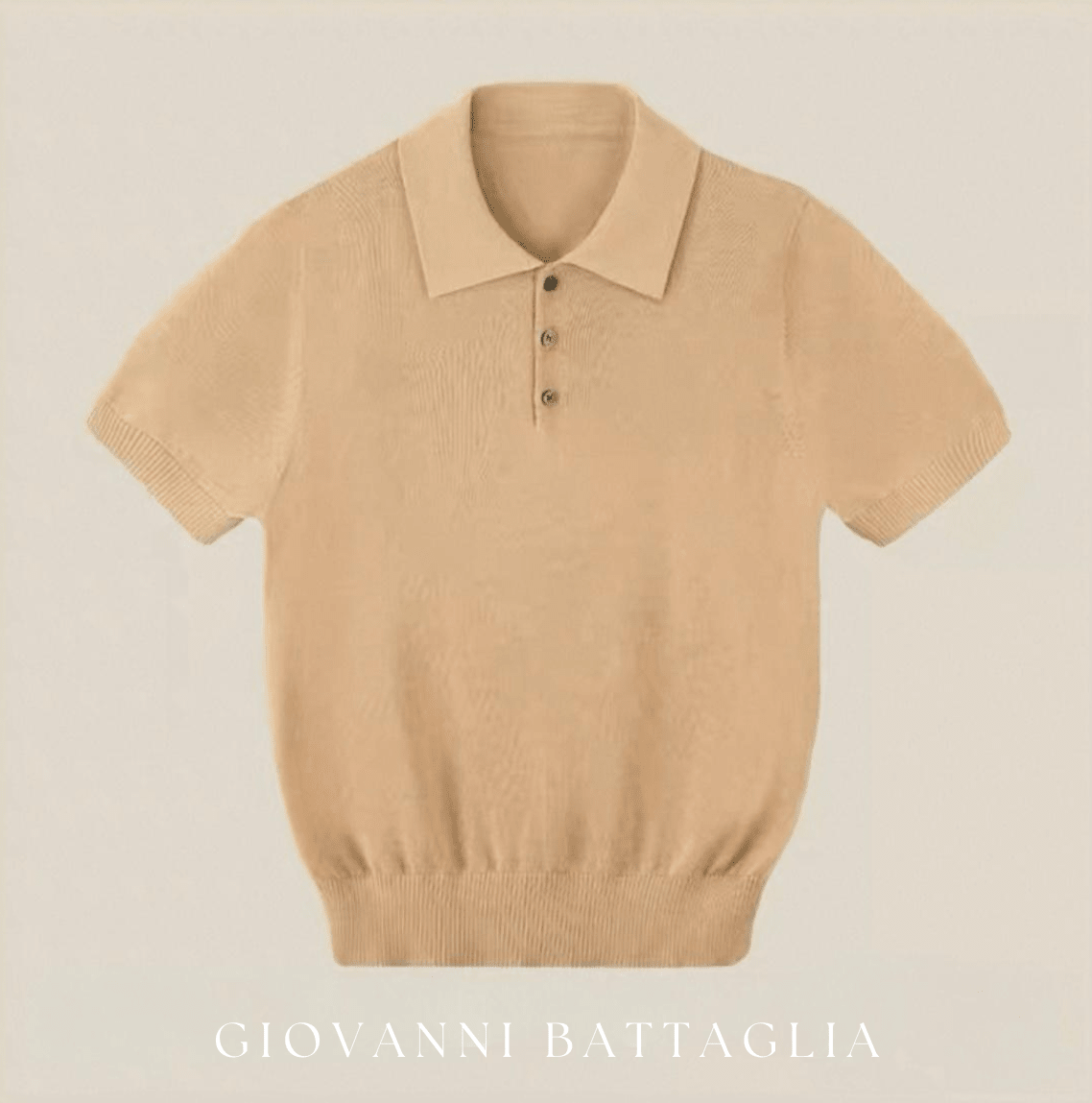 „Il Leggero“ | | Maulbeerseide - Baumwoll Polo | Napoli Series Riviera Touch - Giovanni Battaglia