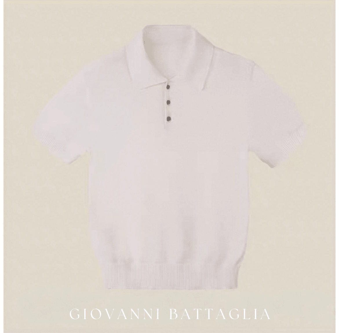 „Il Leggero“ | | Maulbeerseide - Baumwoll Polo | Napoli Series Riviera Touch - Giovanni Battaglia