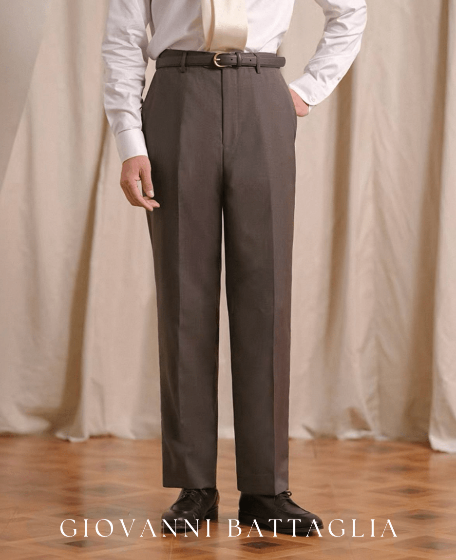 Il Principe“ | 90s Double - Ply Heritage | Sartoriale Prince - of - Wales Anzughose - Giovanni Battaglia