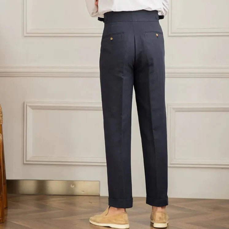 Italienische Leinenhose aus Baumwolle - Giovanni Battaglia