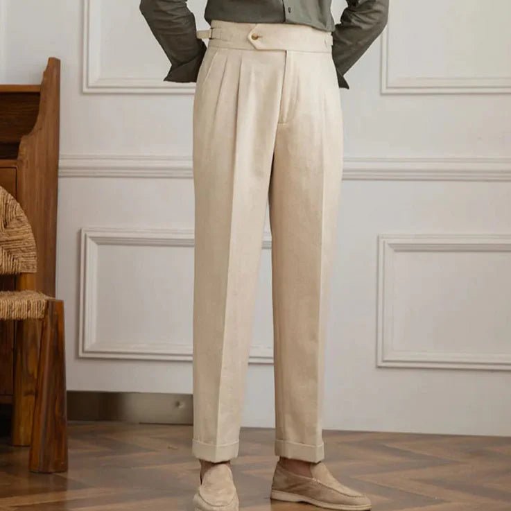 Italienische Leinenhose aus Baumwolle - Giovanni Battaglia