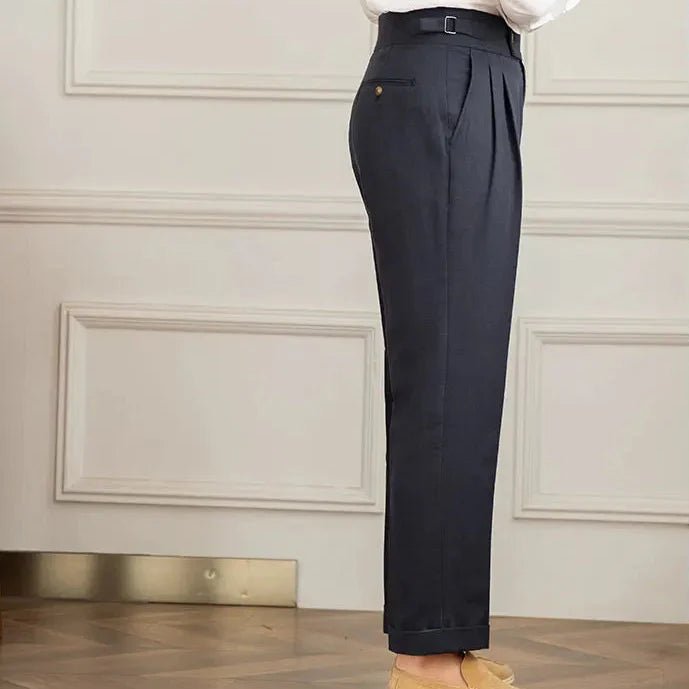 Italienische Leinenhose aus Baumwolle - Giovanni Battaglia