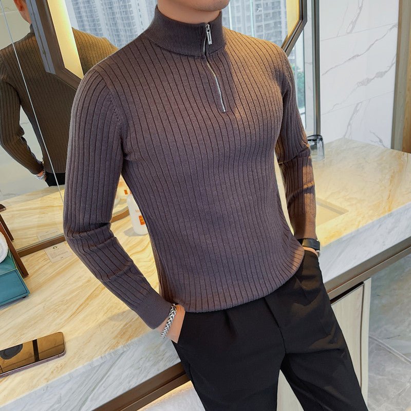 Knitted Collar Sweater - Giovanni Battaglia