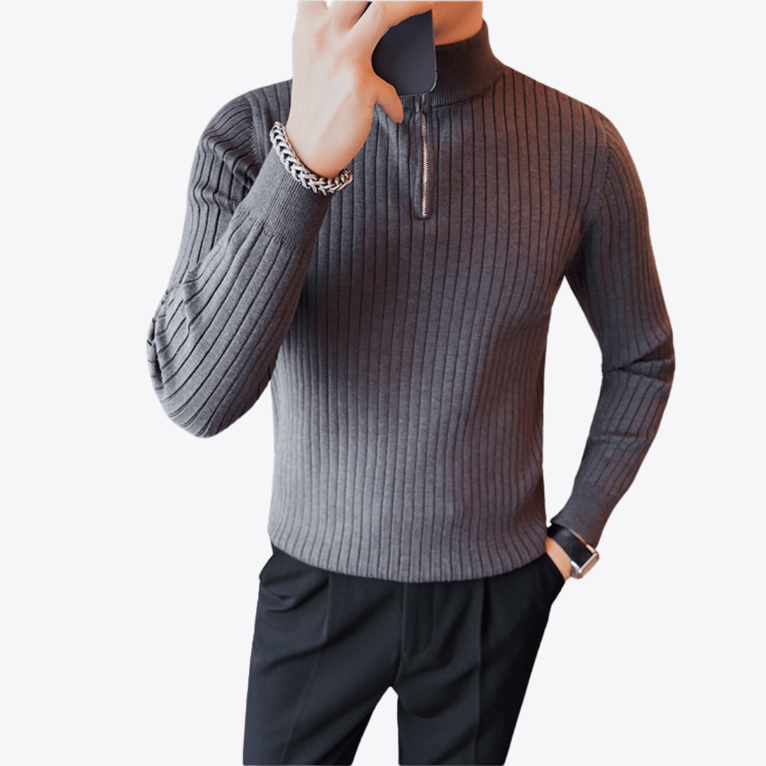 Knitted Collar Sweater - Giovanni Battaglia