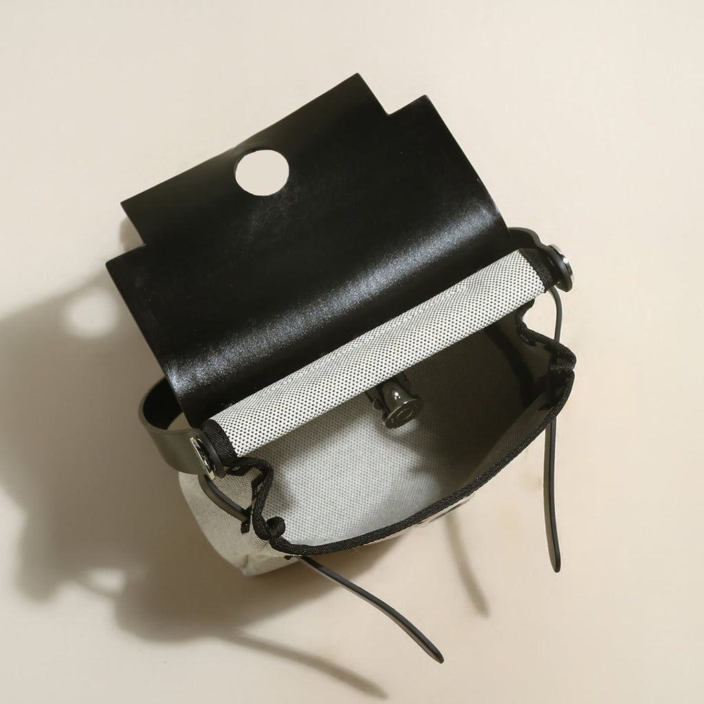 Kunstleder Umhängetasche im Segeltuch - Design - Giovanni Battaglia