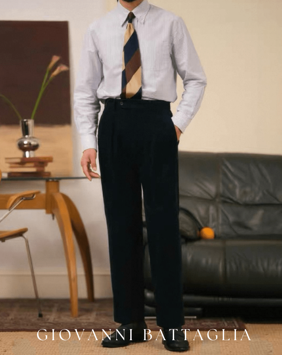 „La Costina“ | Reiner Baumwoll - Cord | Sartoriale Side - Adjuster - Giovanni Battaglia