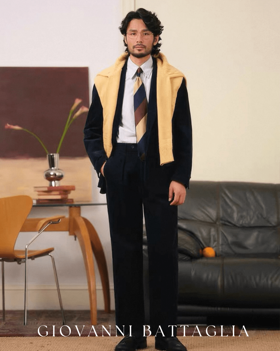 „La Costina“ | Reiner Baumwoll - Cord | Sartoriale Side - Adjuster - Giovanni Battaglia