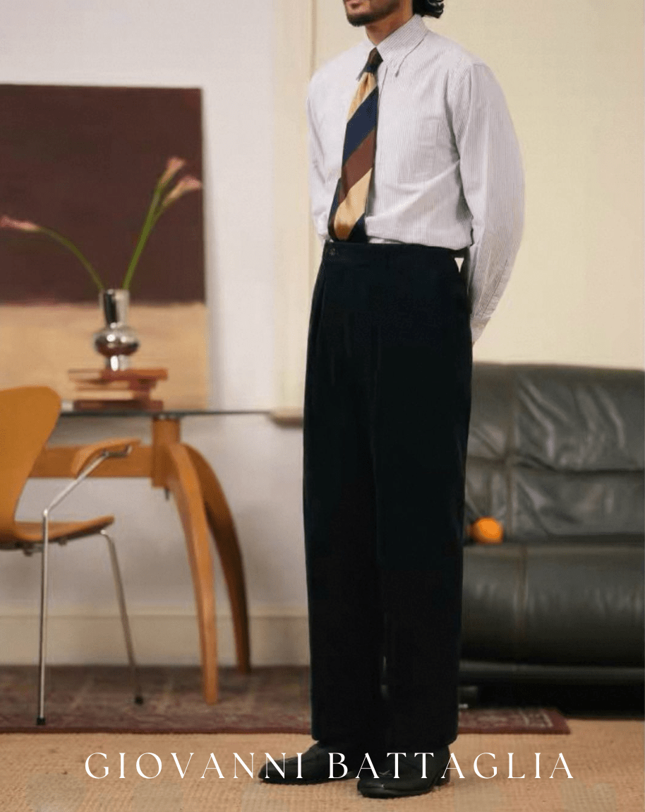 „La Costina“ | Reiner Baumwoll - Cord | Sartoriale Side - Adjuster - Giovanni Battaglia