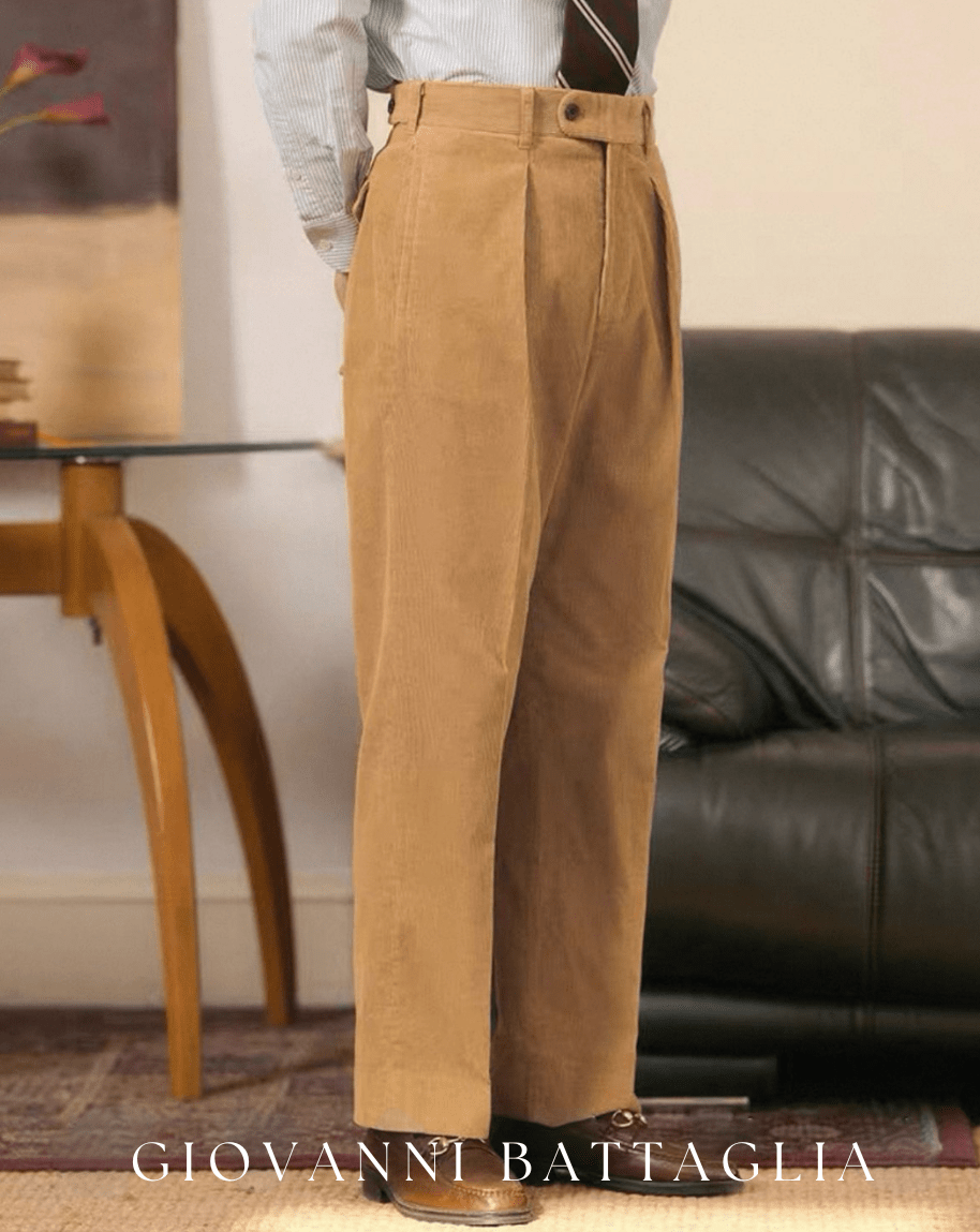 „La Costina“ | Reiner Baumwoll - Cord | Sartoriale Side - Adjuster - Giovanni Battaglia