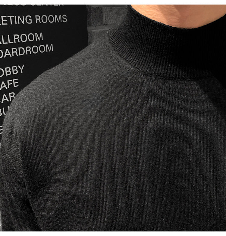 Lapel Turtleneck Sweater - Giovanni Battaglia