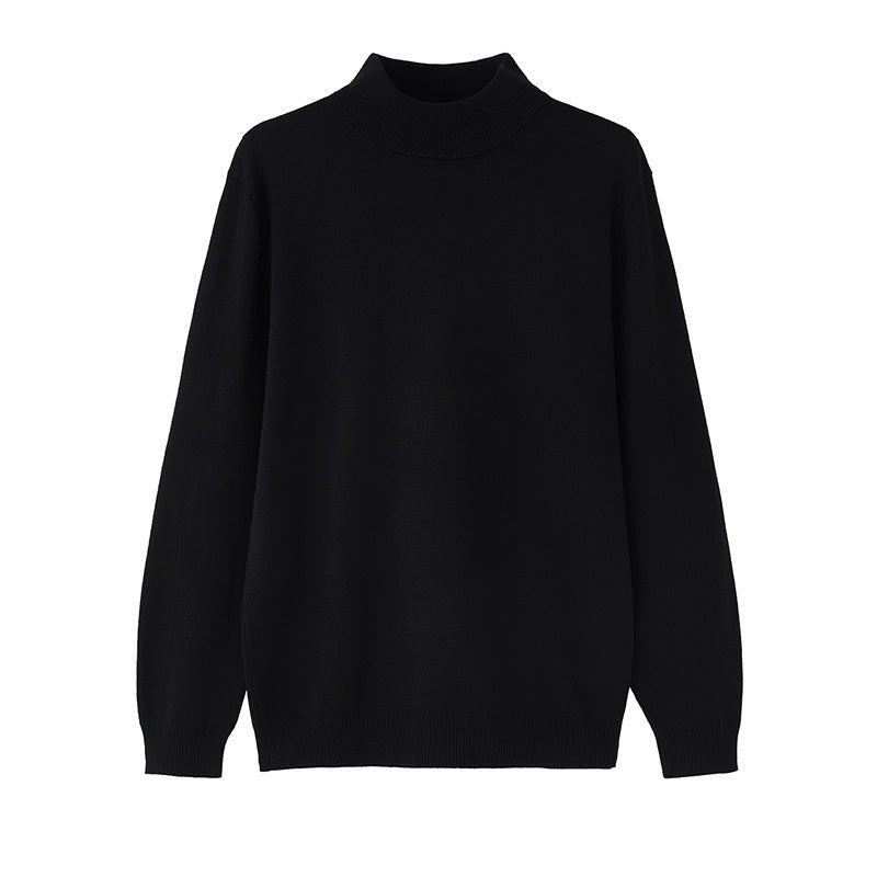 Lapel Turtleneck Sweater - Giovanni Battaglia