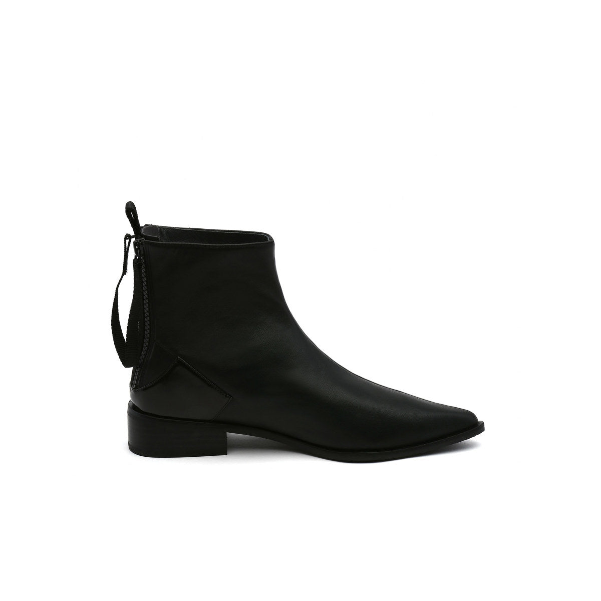 Leather Back-Zip Walking Boots Jady Rose