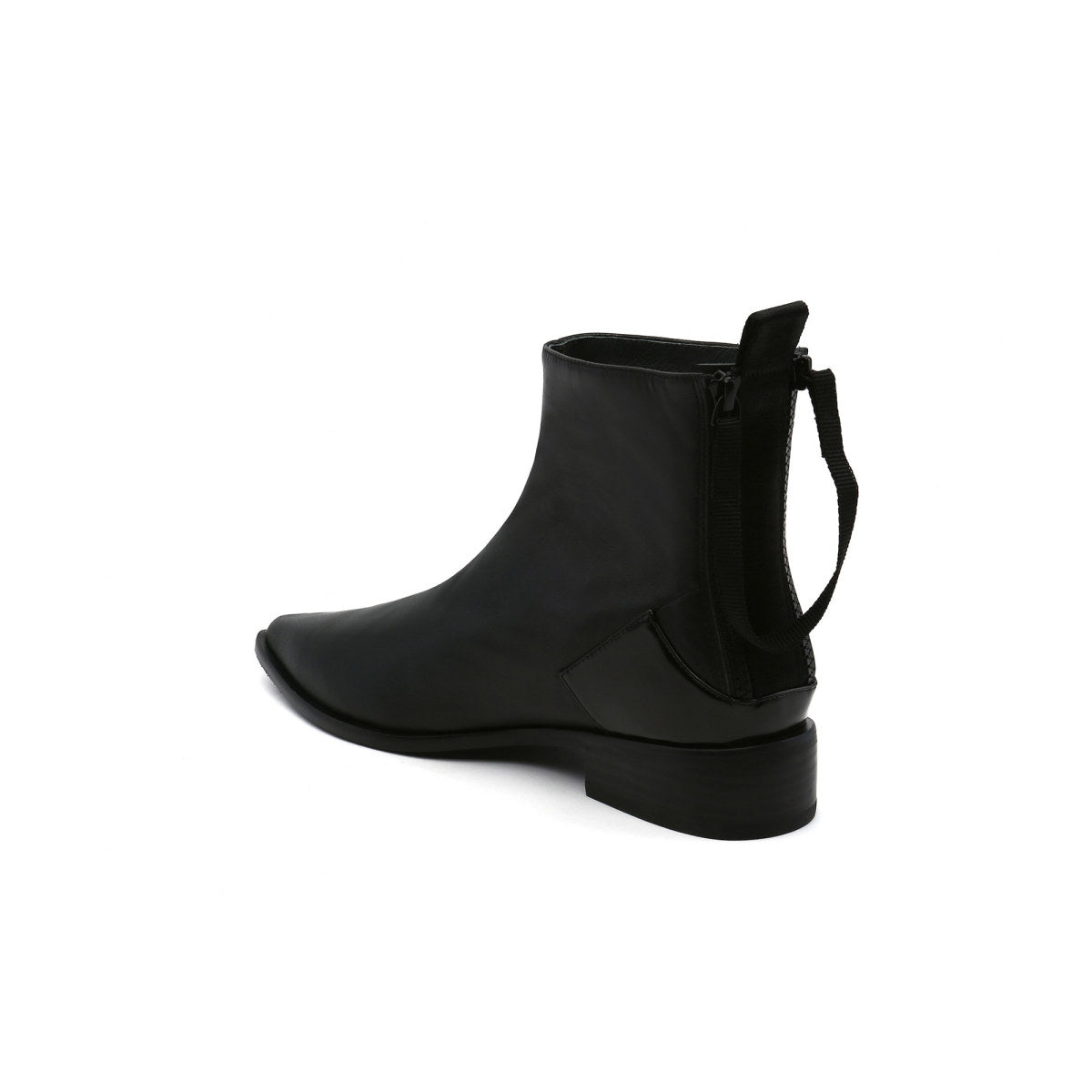 Leather Back-Zip Walking Boots Jady Rose