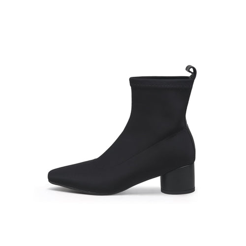 Leather Boots with Chunky Heels Jady Rose