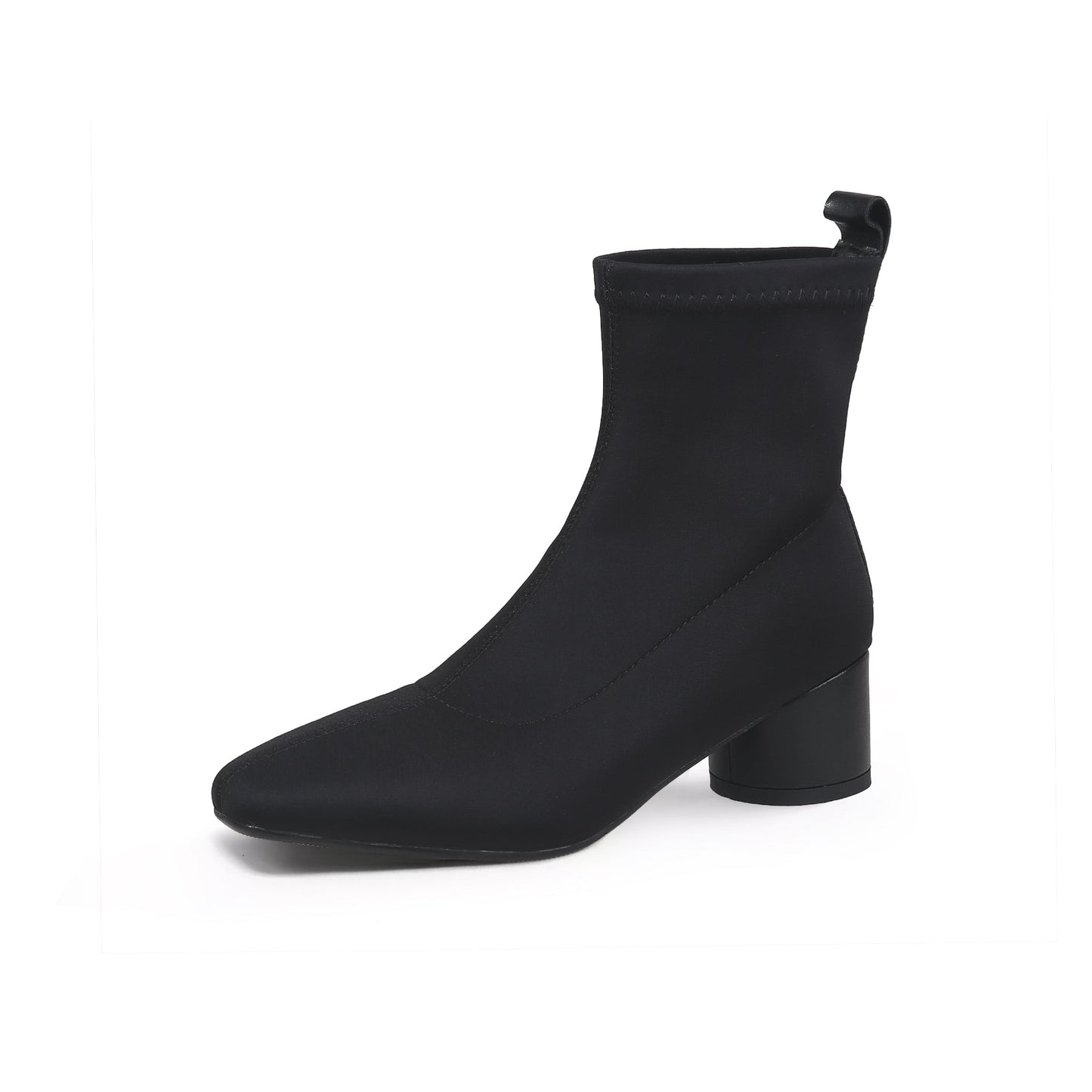 Leather Boots with Chunky Heels Jady Rose