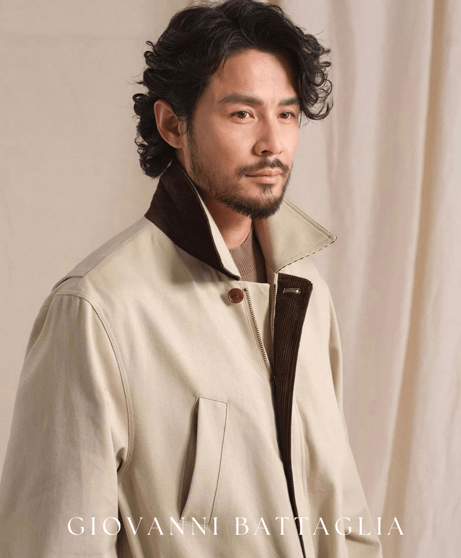 „L’Eredità“ | 330g Vintage Jagdjacke | 100% Brushed Cavalry Twill - Giovanni Battaglia