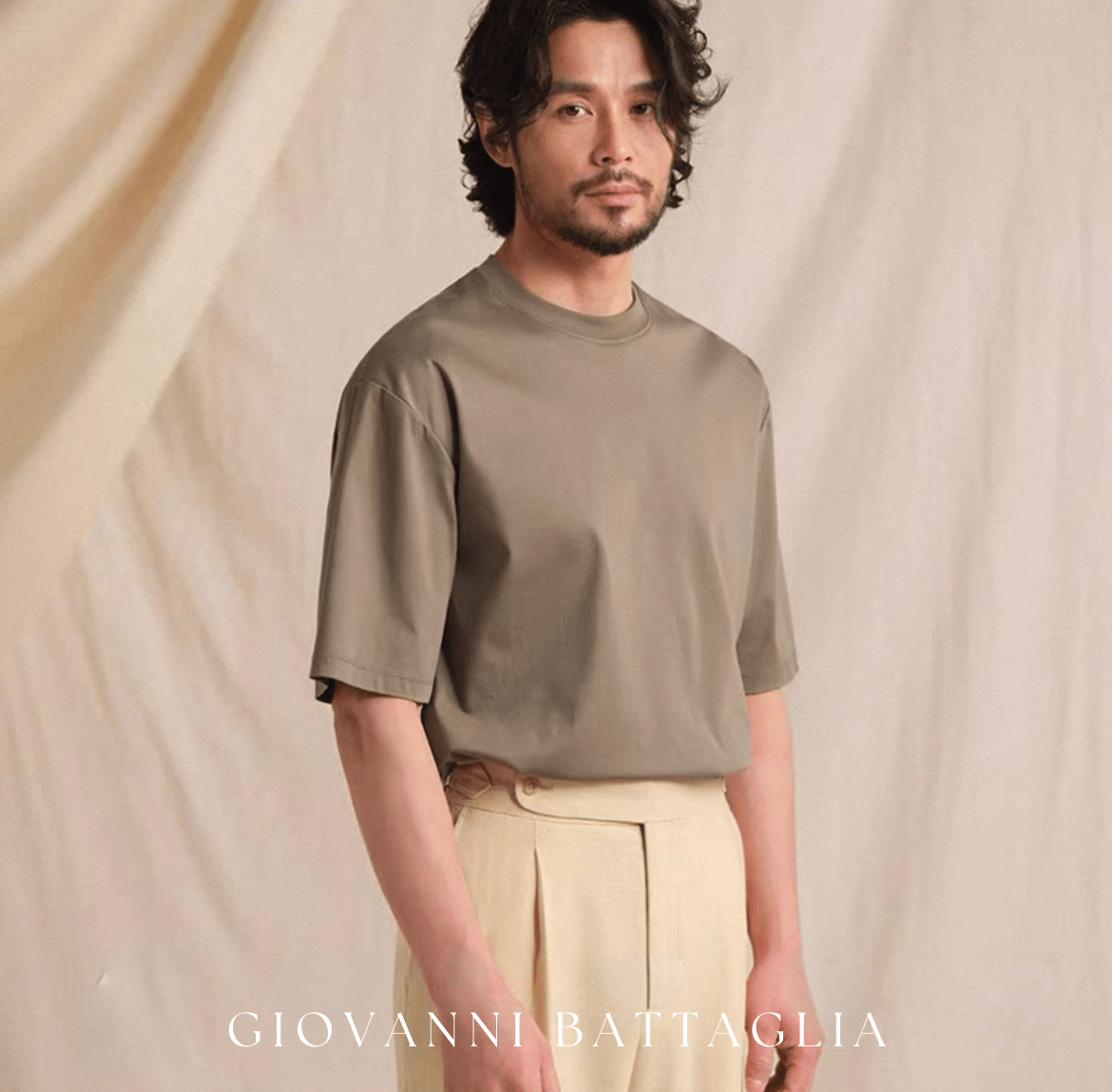 „L'Essenziale“ | Zertifizierte Supima® Baumwolle | 60S Heavy T-Shirt - Giovanni Battaglia