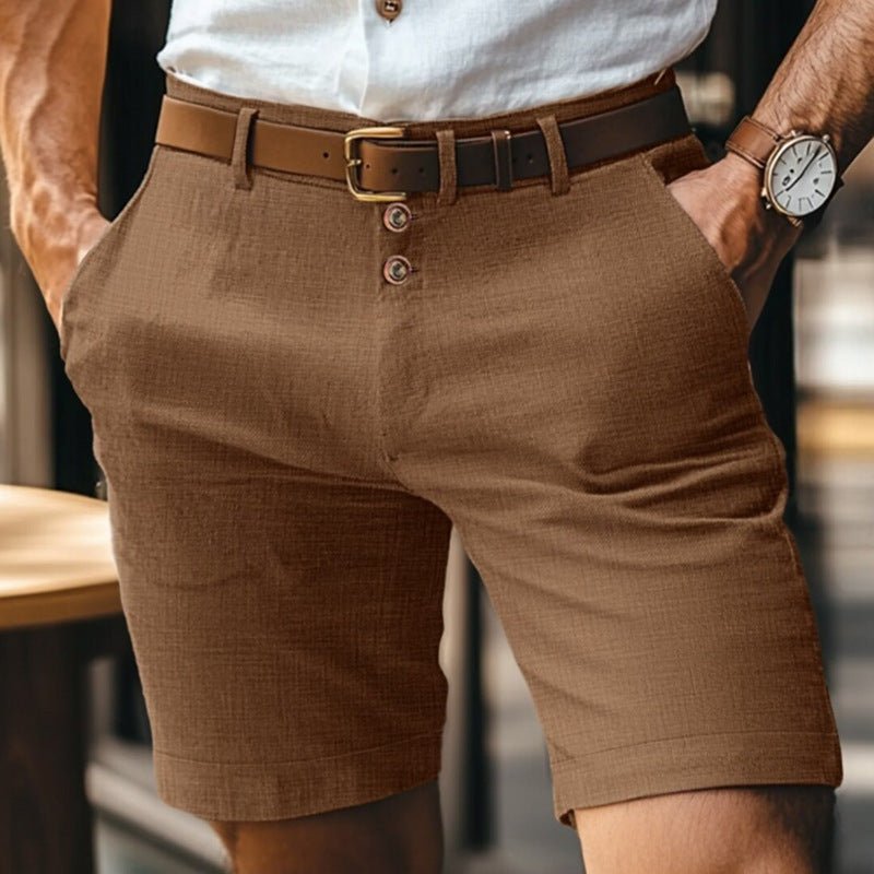 Linen Yacht Shorts - Giovanni Battaglia