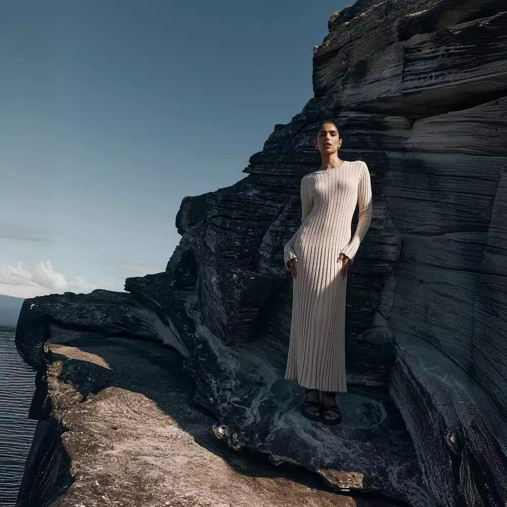 Long Pleated Dress - Giovanni Battaglia