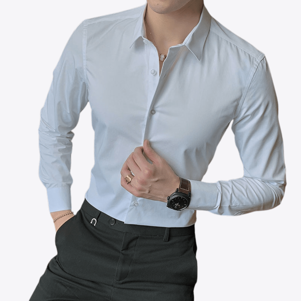 Long Sleeve Dress Shirt - Giovanni Battaglia