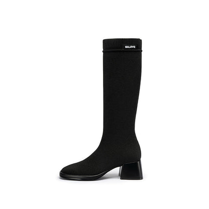Mademoiselle Knee-High Sock Boots MALOVE MZ