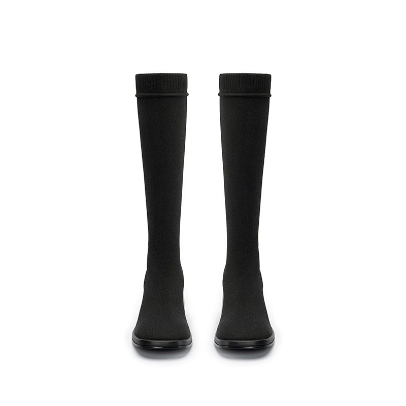 Mademoiselle Knee-High Sock Boots MALOVE MZ