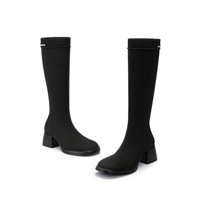 Mademoiselle Knee-High Sock Boots MALOVE MZ