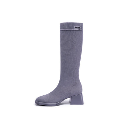 Mademoiselle Knee-High Sock Boots MALOVE MZ