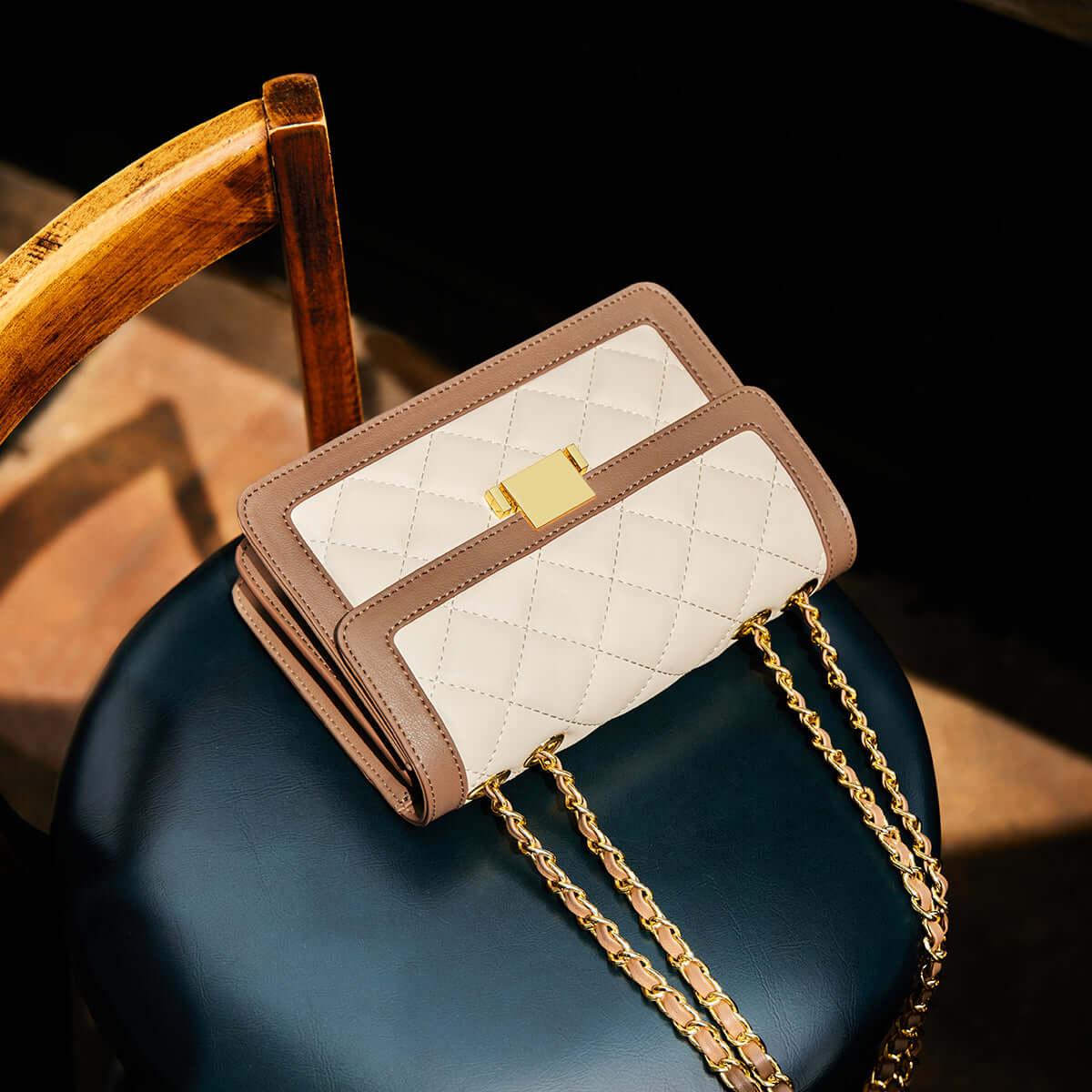 „Milano“ – Schrägträger - Kettentasche | Couture - Design - Giovanni Battaglia