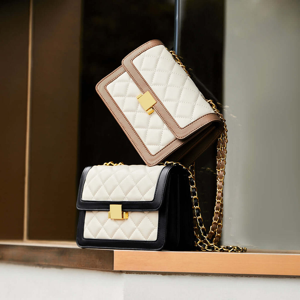 „Milano“ – Schrägträger - Kettentasche | Couture - Design - Giovanni Battaglia