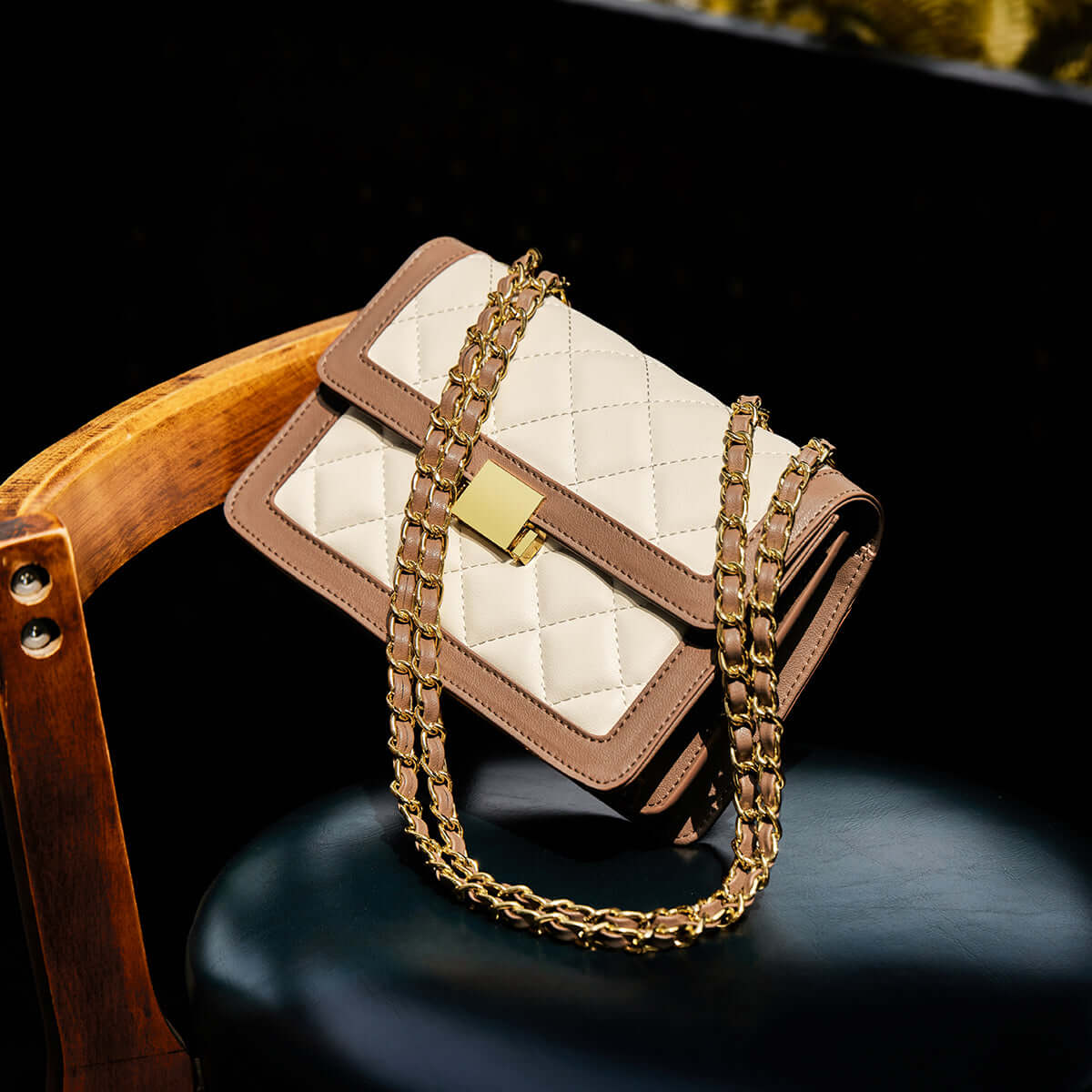 „Milano“ – Schrägträger - Kettentasche | Couture - Design - Giovanni Battaglia