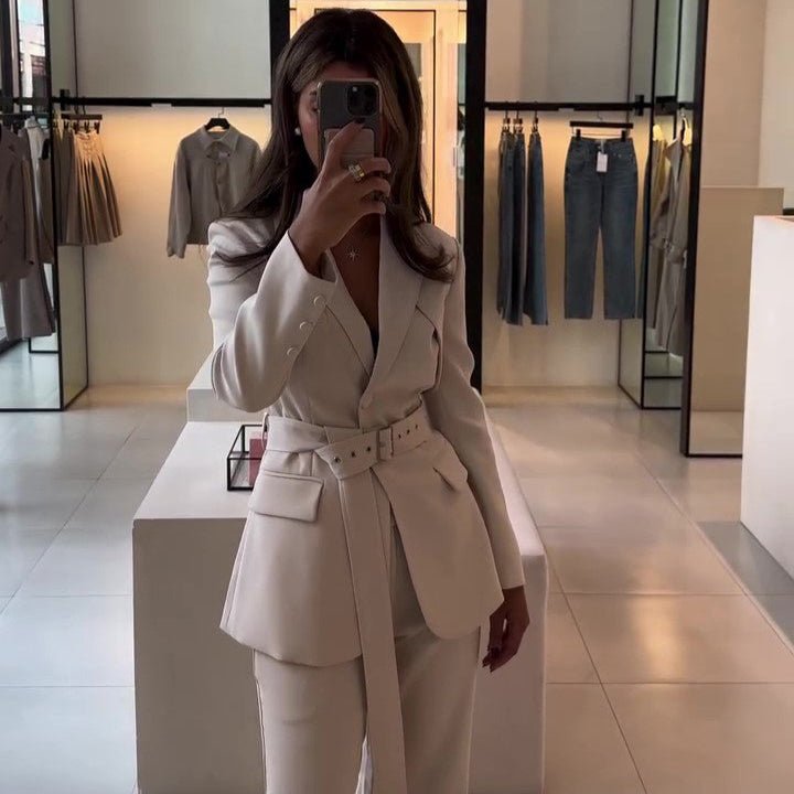 Natalia Belted Blazer - Giovanni Battaglia