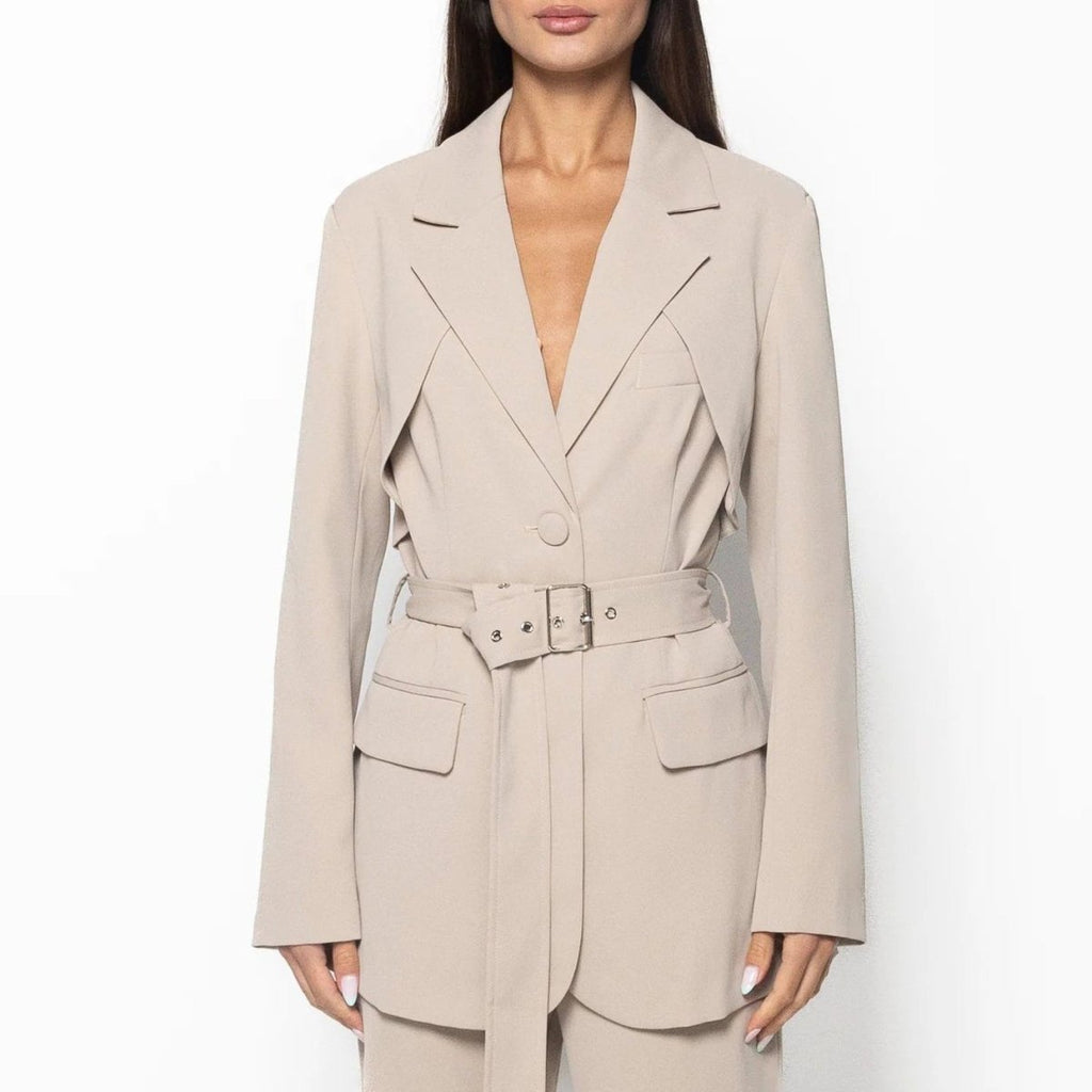 Natalia Belted Blazer - Giovanni Battaglia