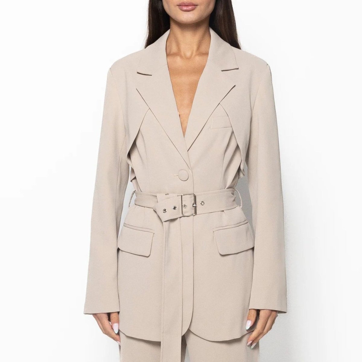 Natalia Belted Blazer - Giovanni Battaglia
