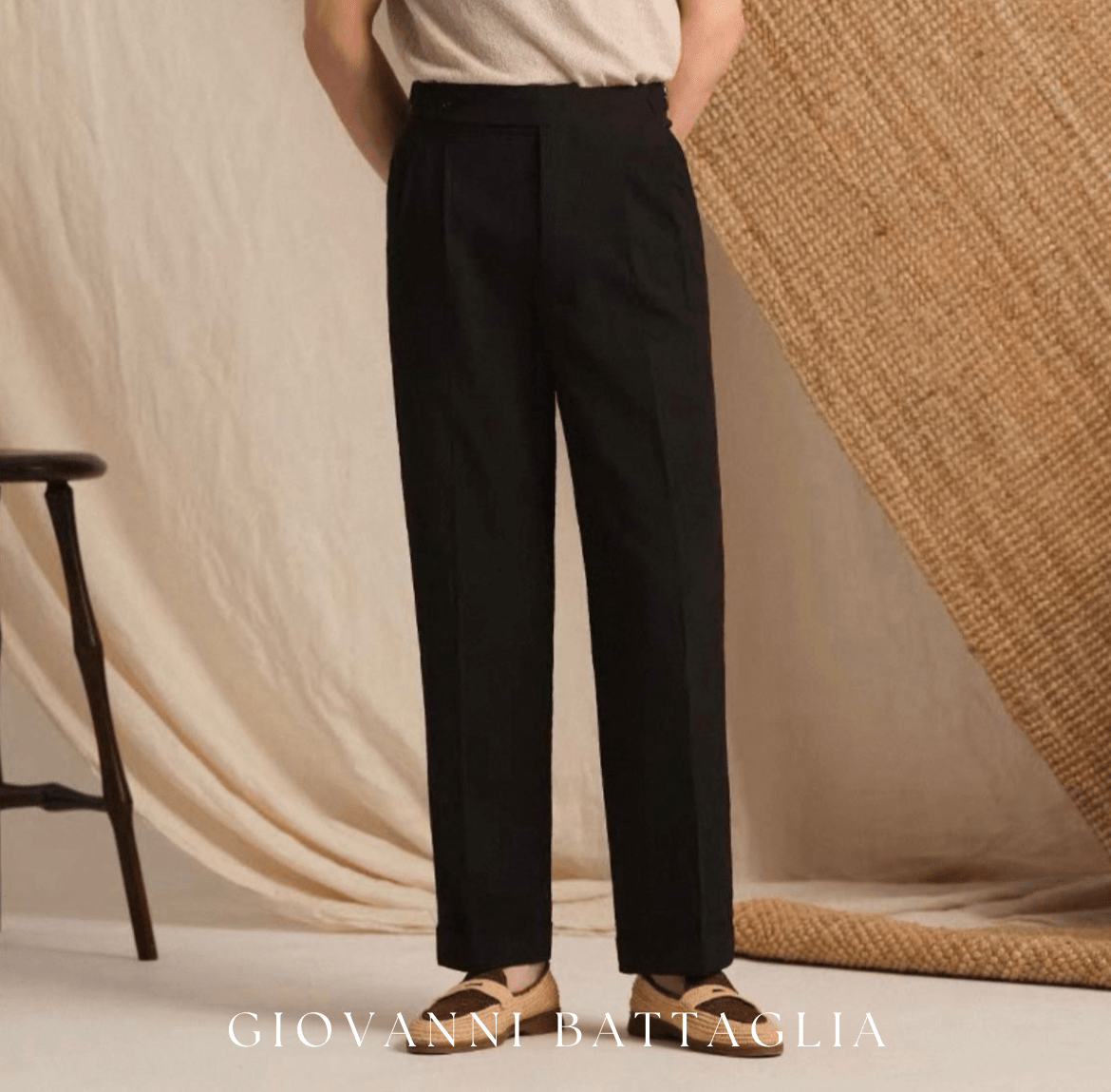„Nuvola“ | Zero - Gravity Seersucker | Sartoriale Tech - Performance Hose - Giovanni Battaglia