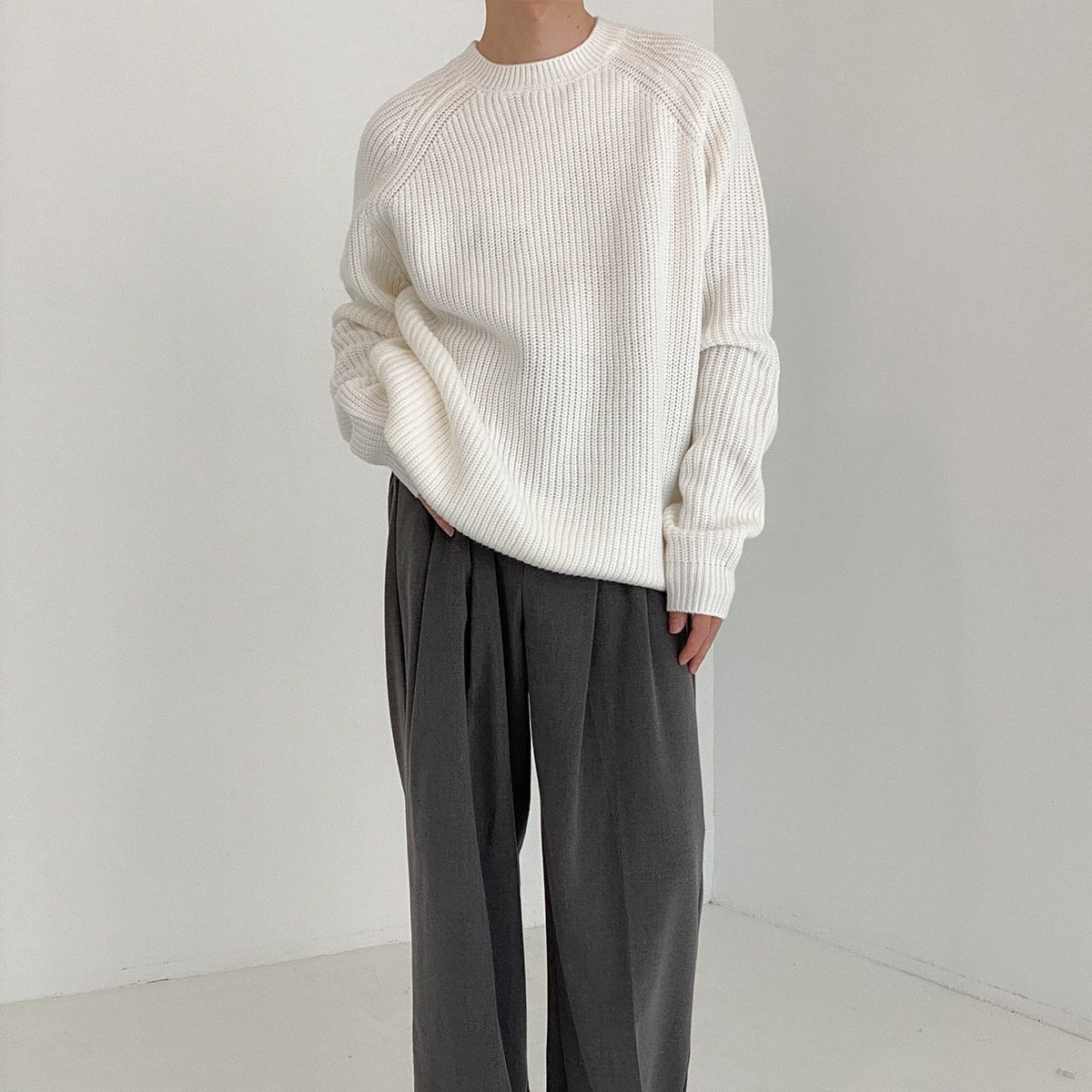 Oversized Pullover Sweater - Giovanni Battaglia
