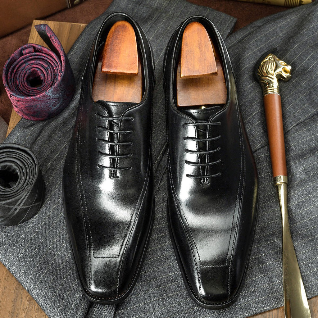Oxford Leather Shoes - Giovanni Battaglia