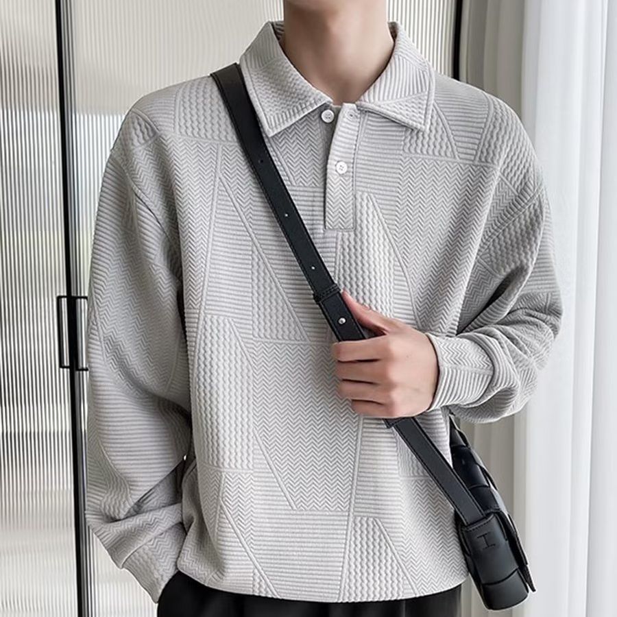 Patterned Lapel Sweater - Giovanni Battaglia