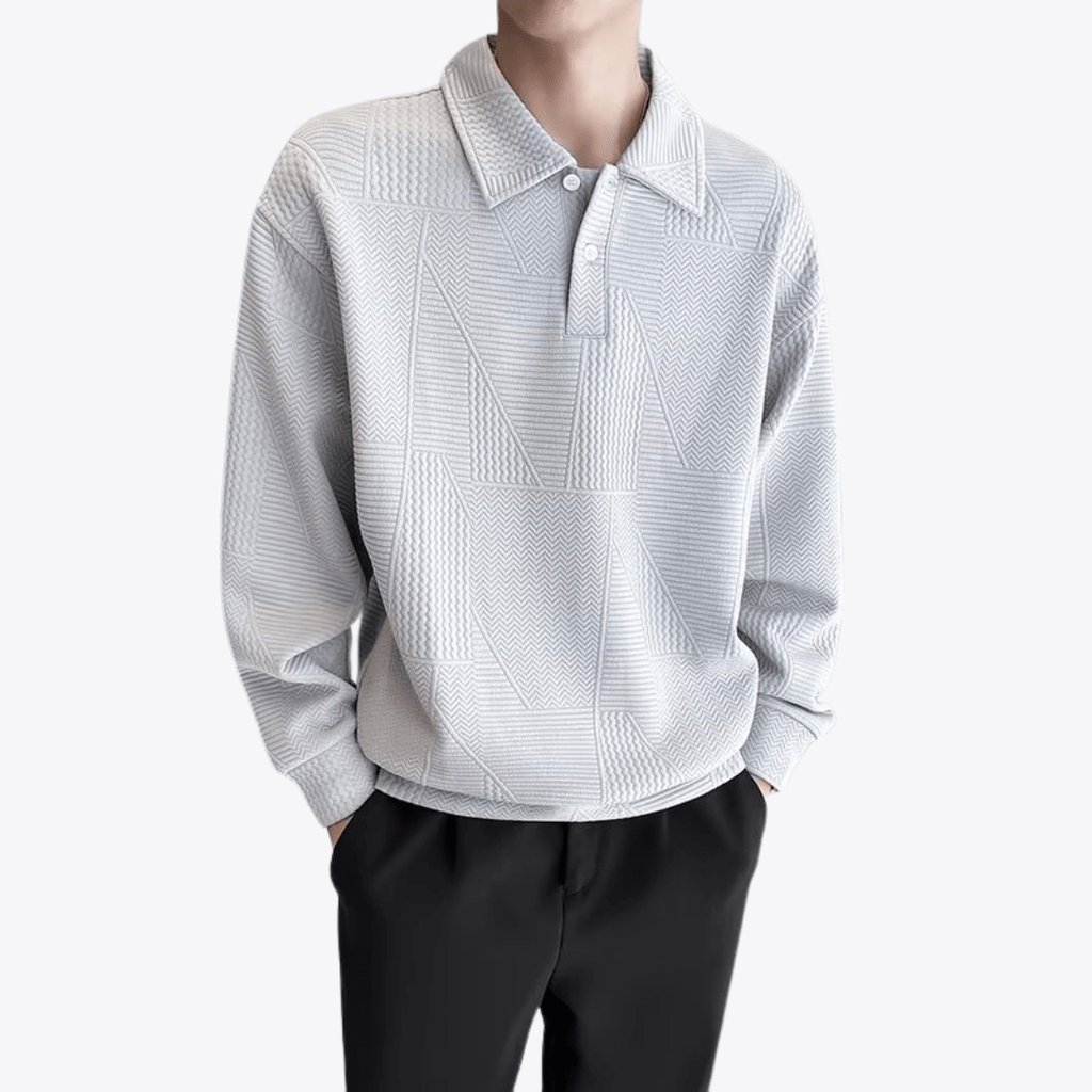 Patterned Lapel Sweater - Giovanni Battaglia