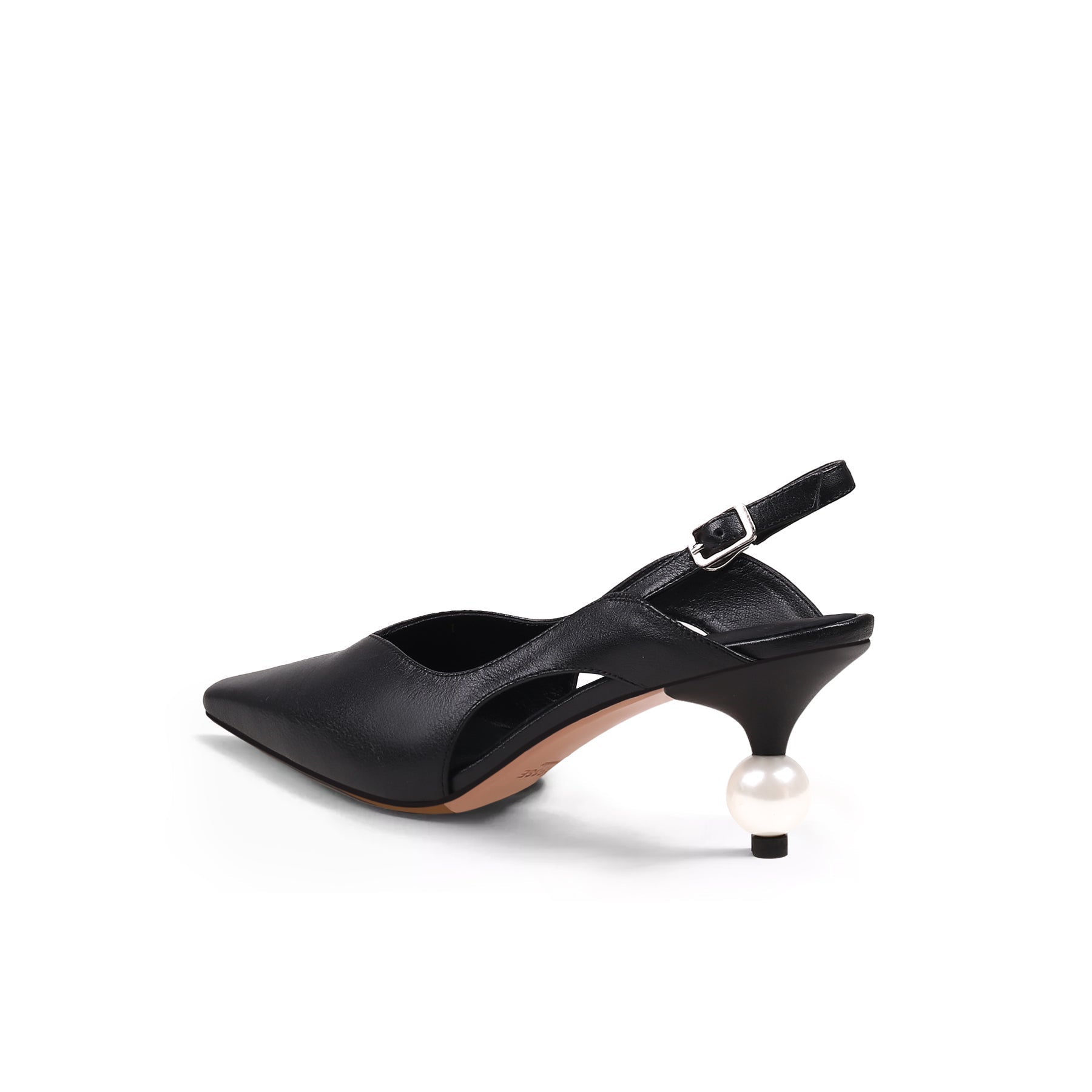 Pearl Heel Slingback Sandals Jady Rose