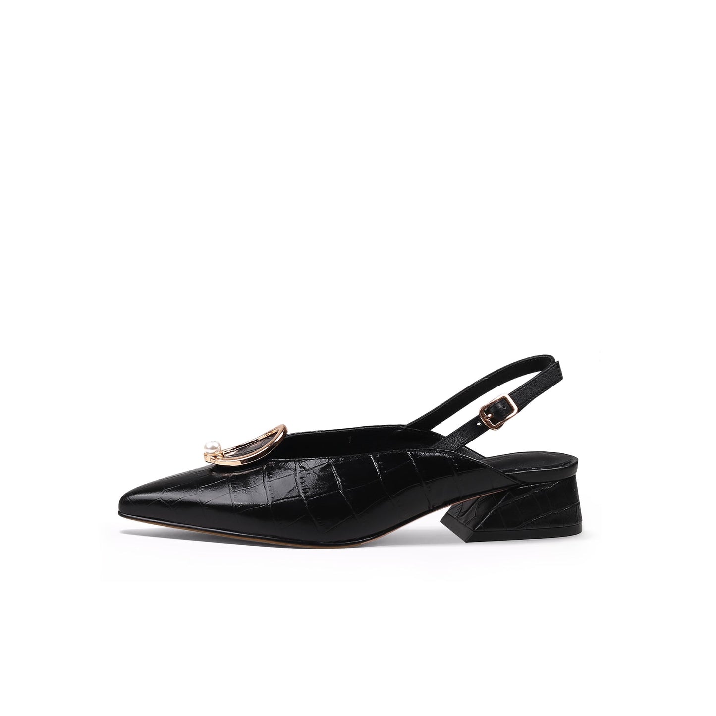 Retro Leather Slingback Sandals Jady Rose