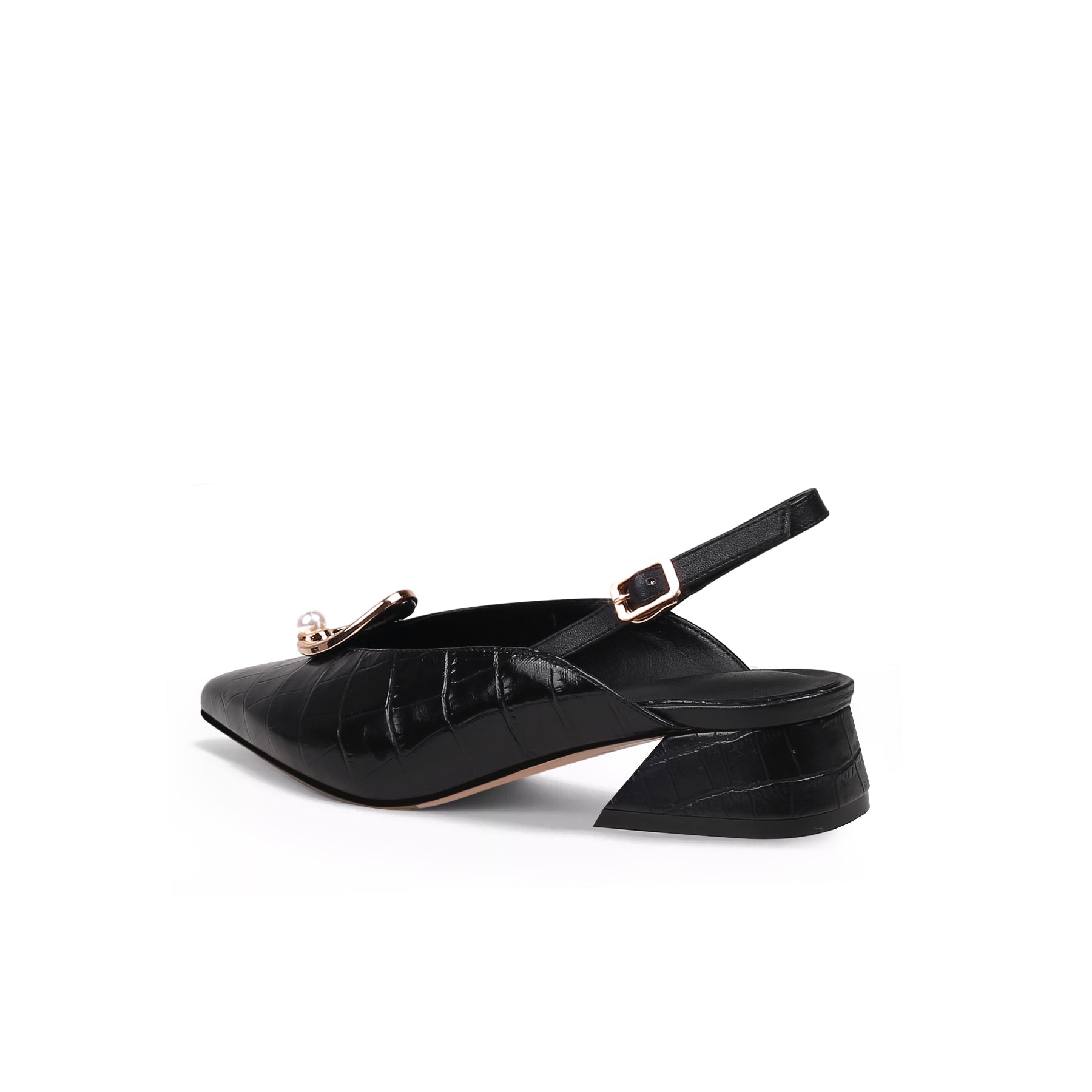 Retro Leather Slingback Sandals Jady Rose