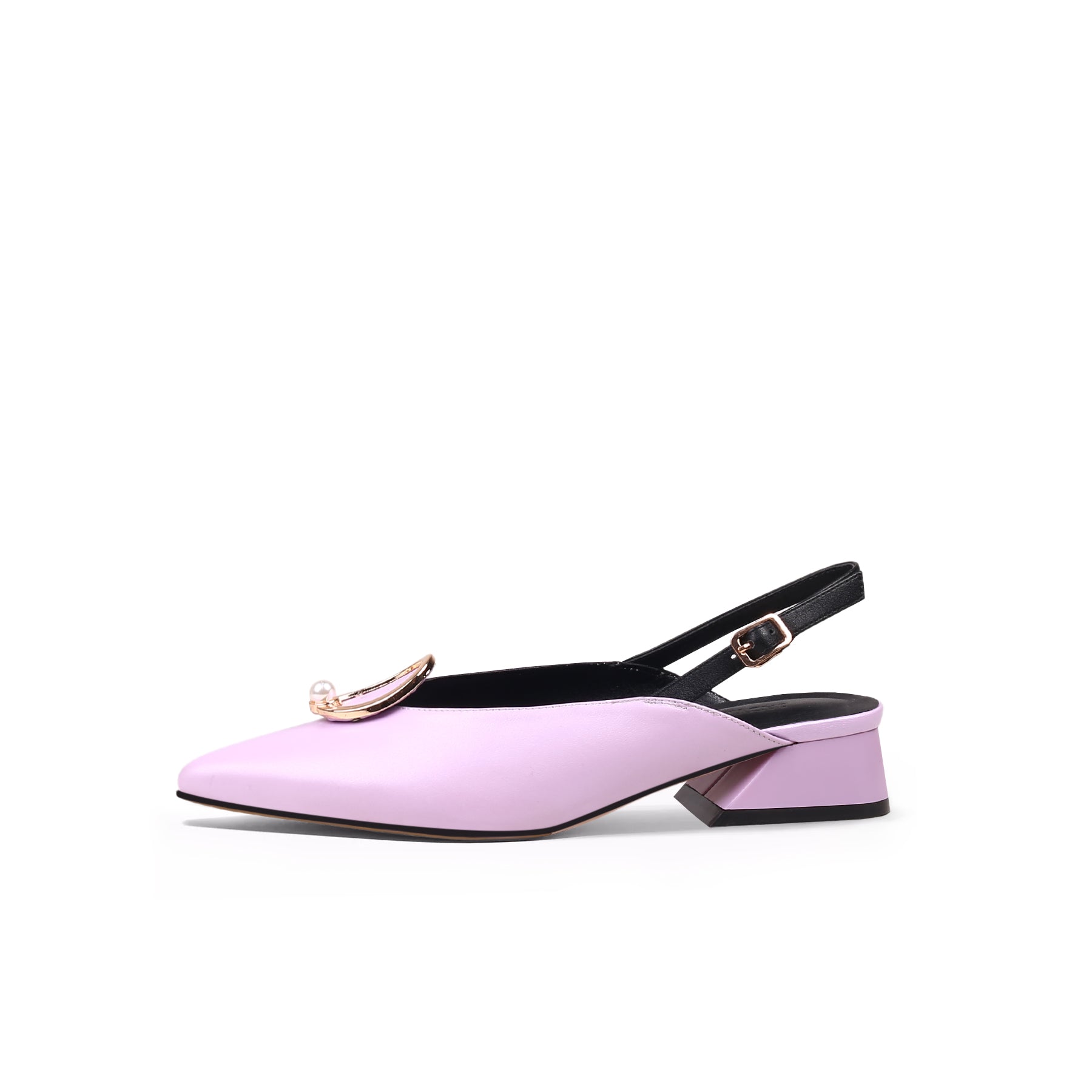 Retro Leather Slingback Sandals Jady Rose