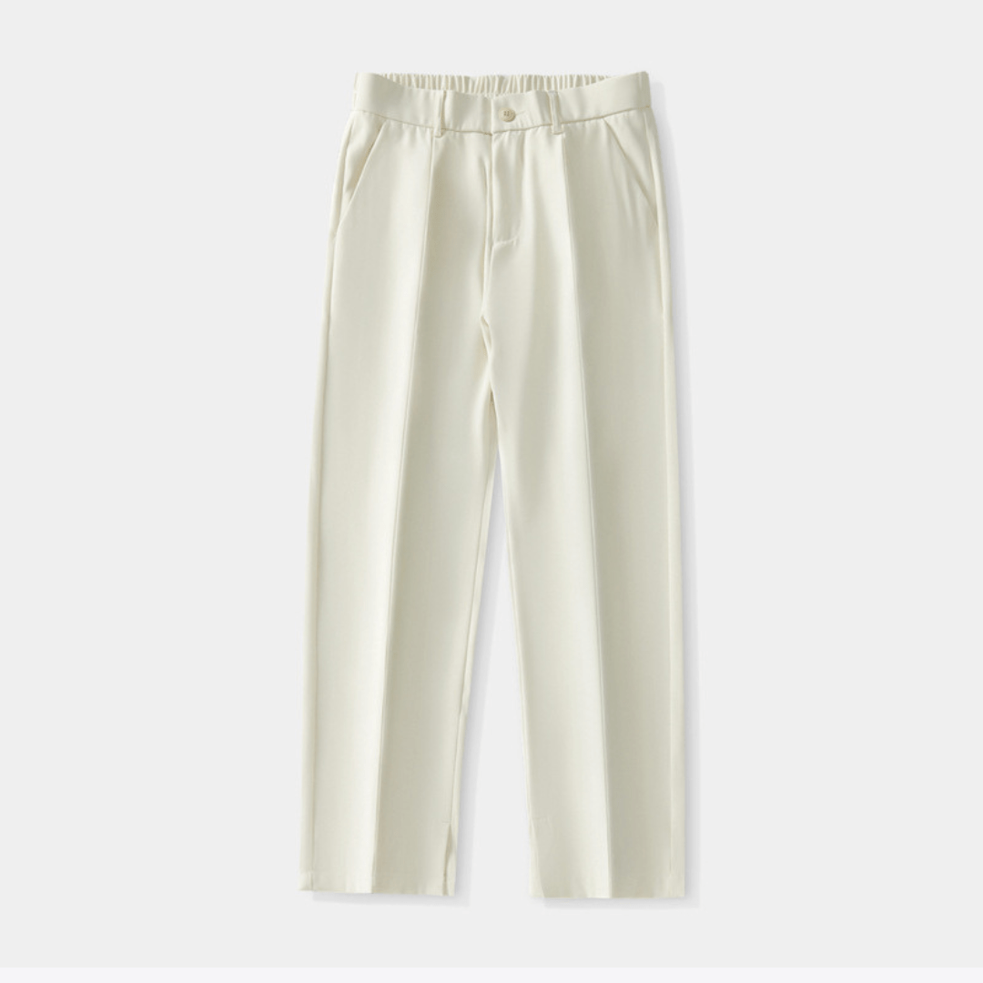 Pleated Linen Pants - Giovanni Battaglia