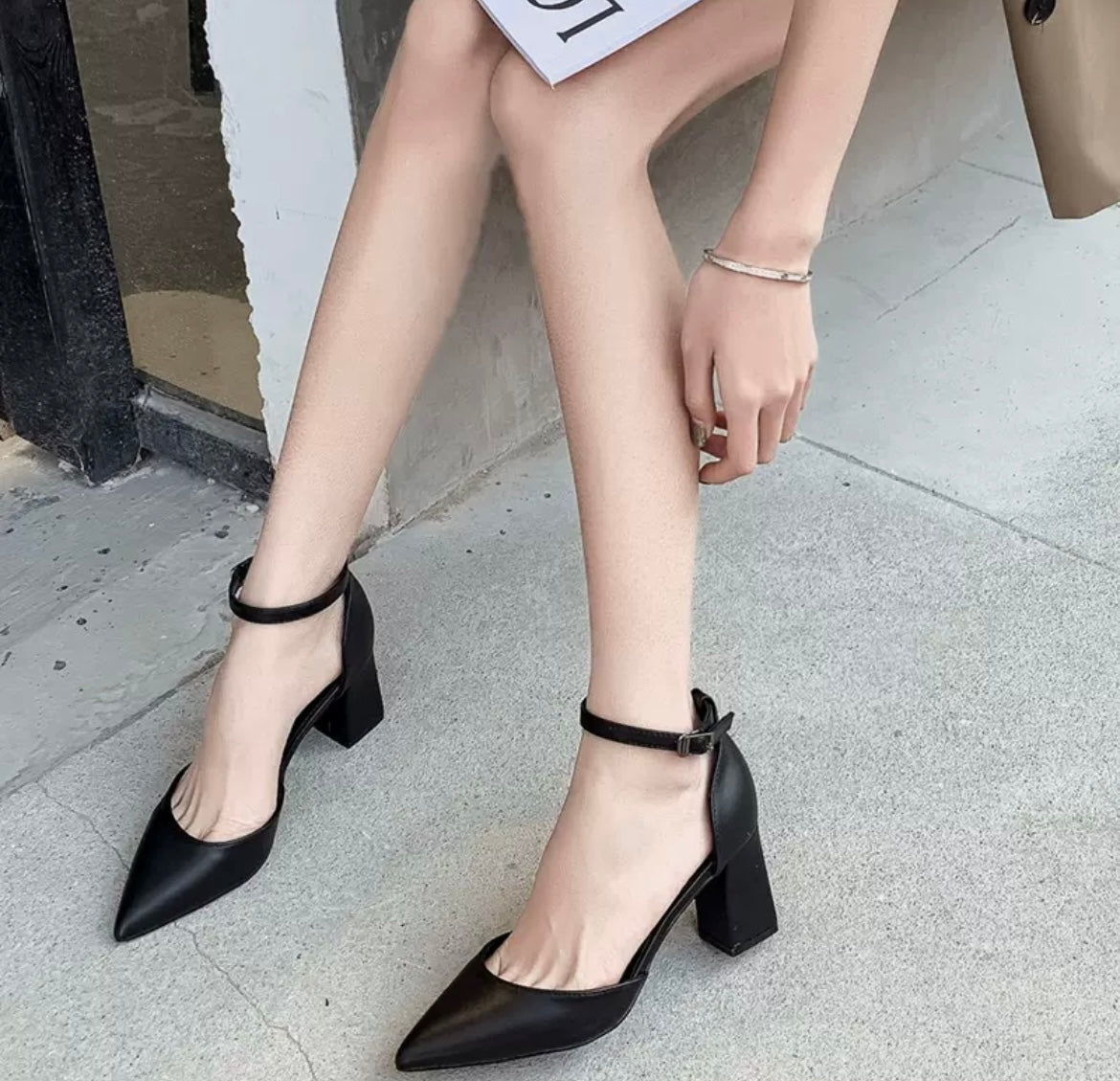 Pumps mit Trapezabsatz - Giovanni Battaglia