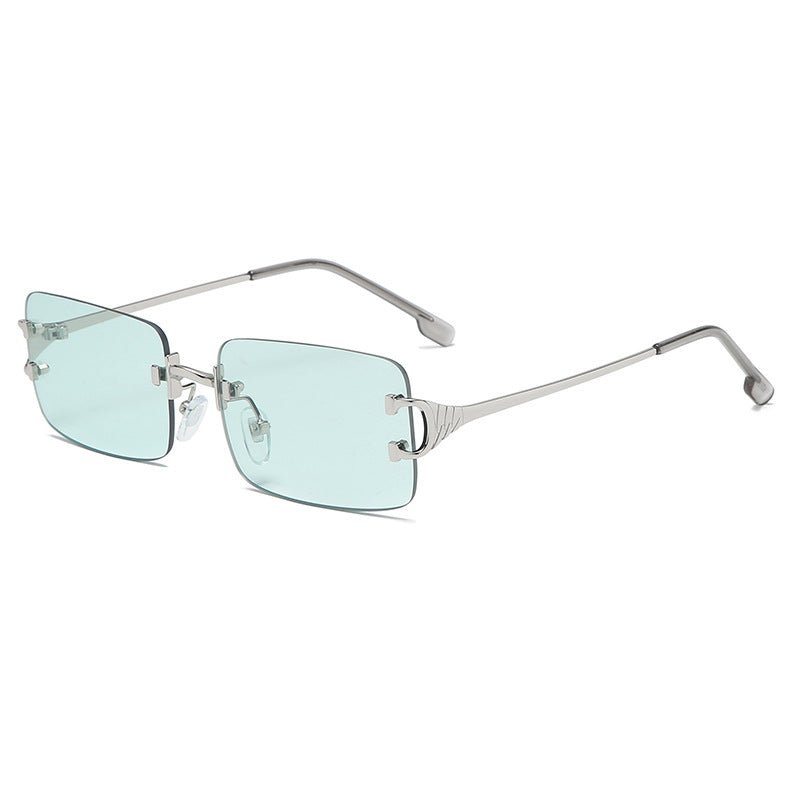 Retro Rimless Sunglasses - Giovanni Battaglia