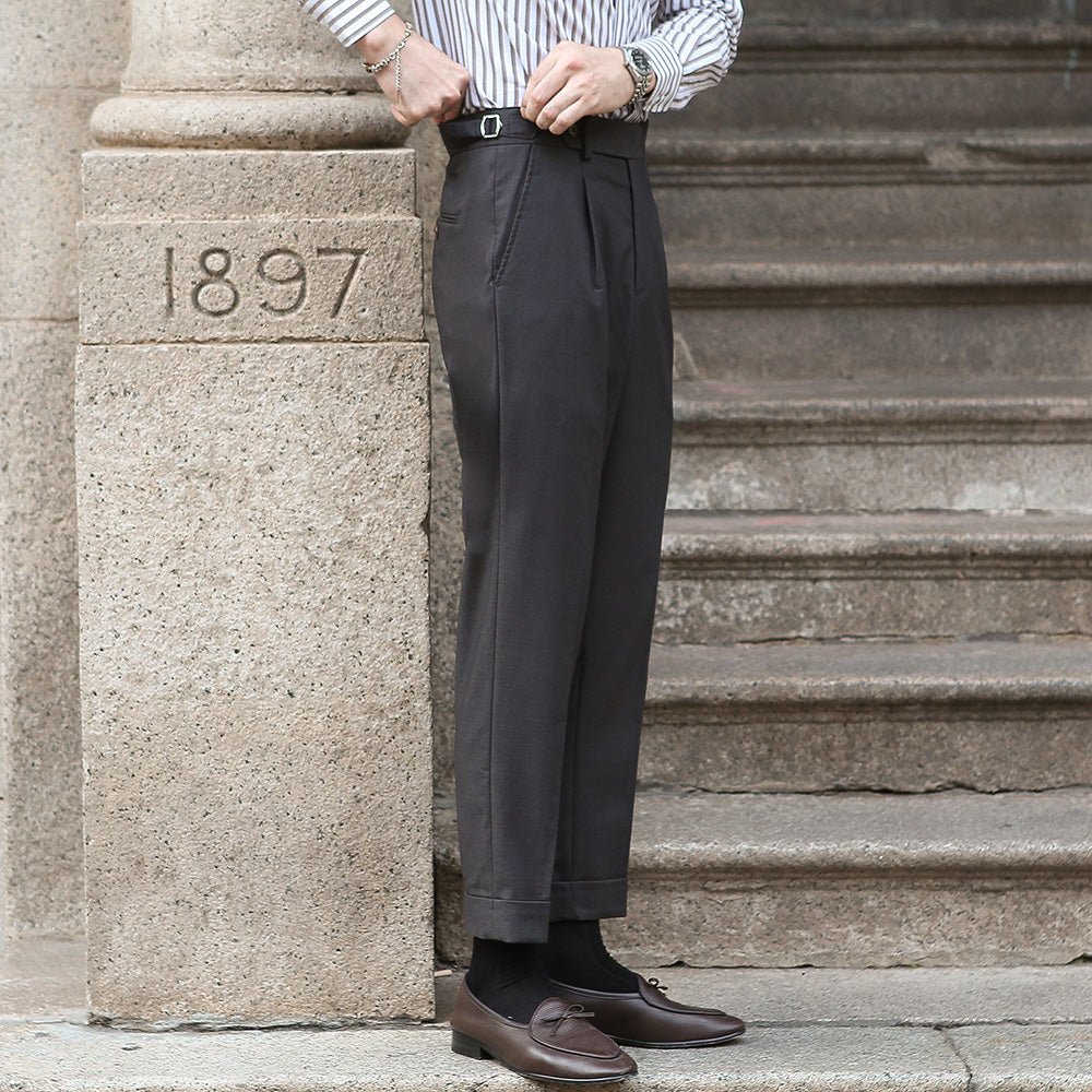 Retro Straight - Leg Pants - Giovanni Battaglia
