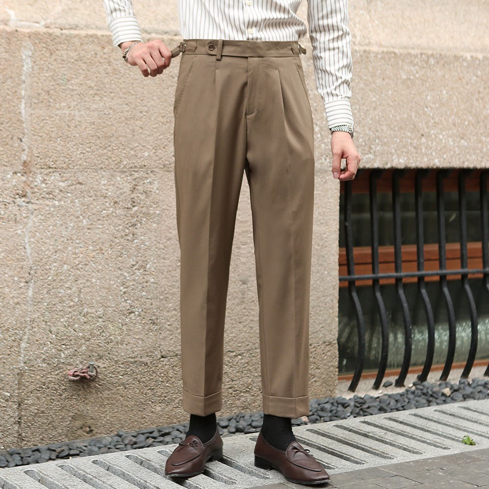 Retro Straight - Leg Pants - Giovanni Battaglia