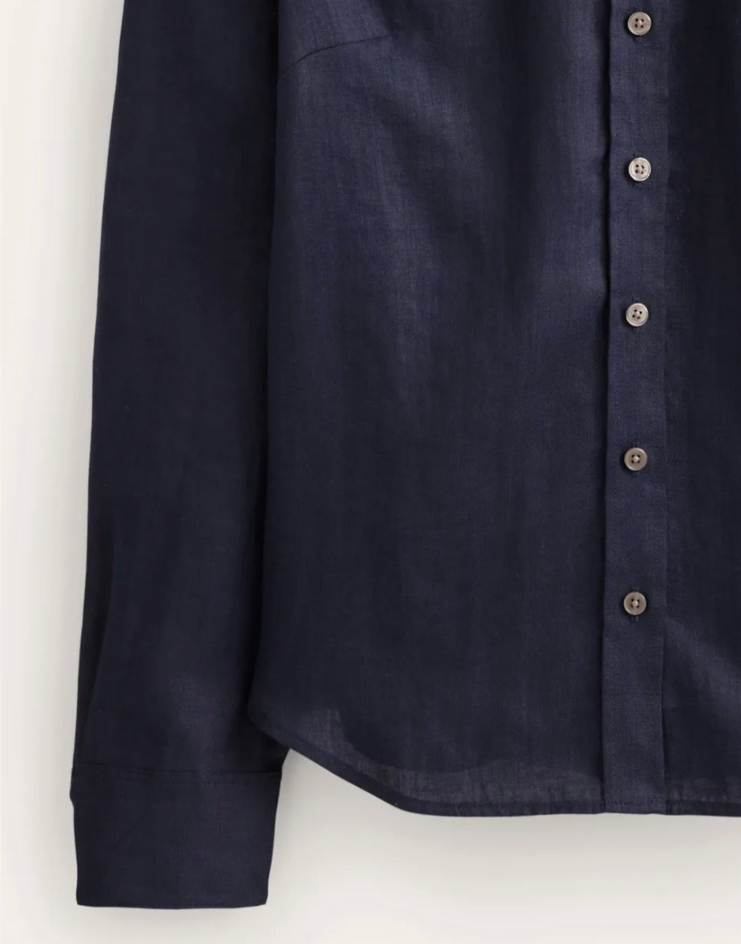 Blue Linen Shirt Breathe by November 28