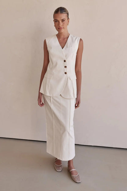 Linen Vest for Women Breathe by November 28